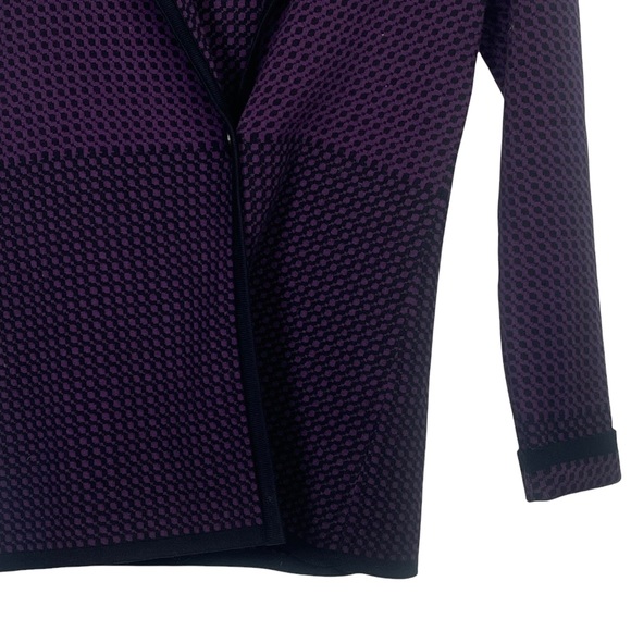 Pendleton XS Purple & Black Single Button Cardigan - Picture 5 of 9